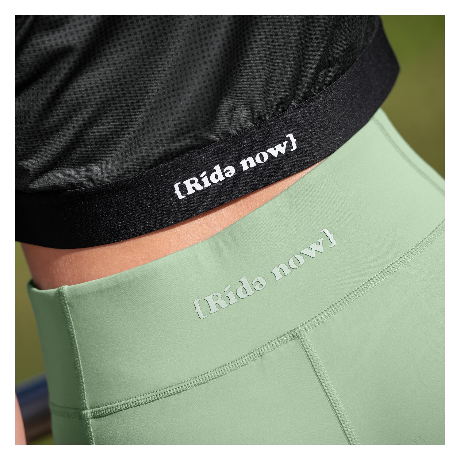 RIDE now T-Shirt Cropped Darlington  - black allover