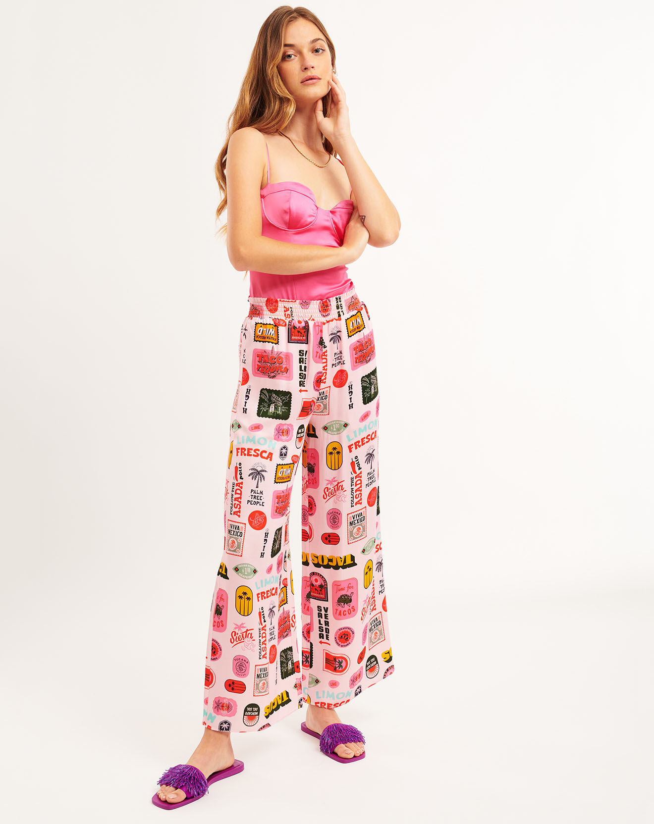 Wild Pantalon Domingo rose