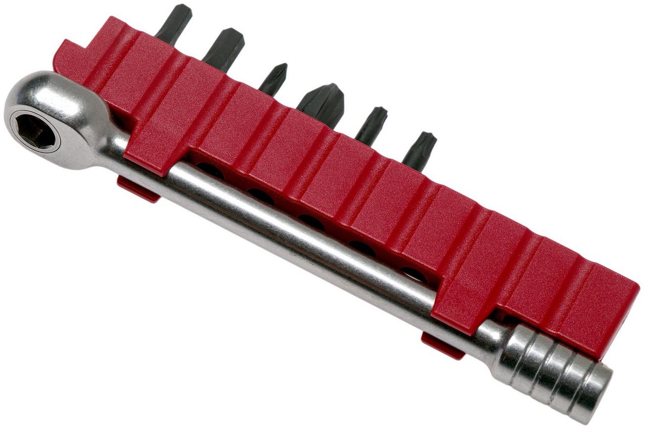 Victorinox bitset met ratel voor de SwissTool 3.0306