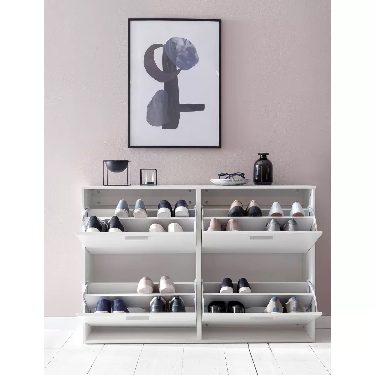 Schuhschrank Azueira weiss