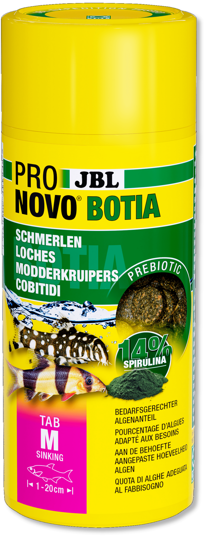 JBL Pronovo Botia Tab M 250ml | Zinkende voedertabletten