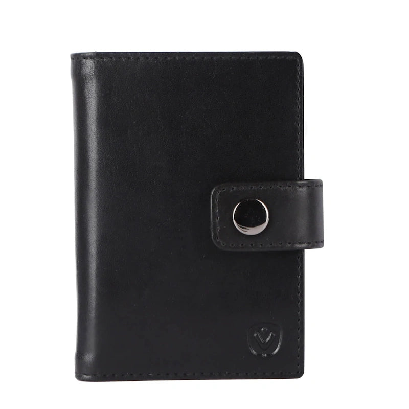Valenta Card Wallet Leather MagSafe Black