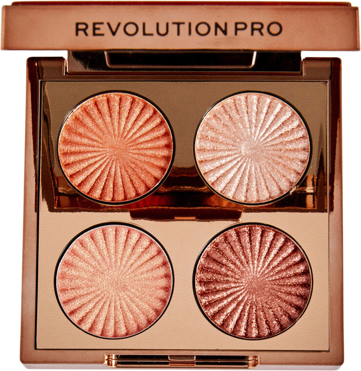 Revolution Revolution Pro Goddess Glow Eye Quad Golden Hour