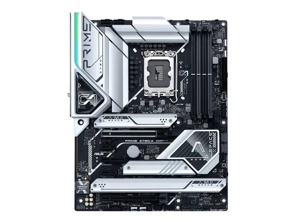ASUS Prime Z790-A WIFI - Bundkort - ATX - LGA1700 sokkel - Z790 Chipset - USB-C 3.2 Gen 2x2, USB-C 3.2 Gen2, USB 3.2 Gen 1, USB 3.2 Gen 2 - 2.5 Gigabit LAN, Wi-Fi 6, Bluetooth - onboard grafik (CPU påkrævet) - HD Audio (8-kanaler)