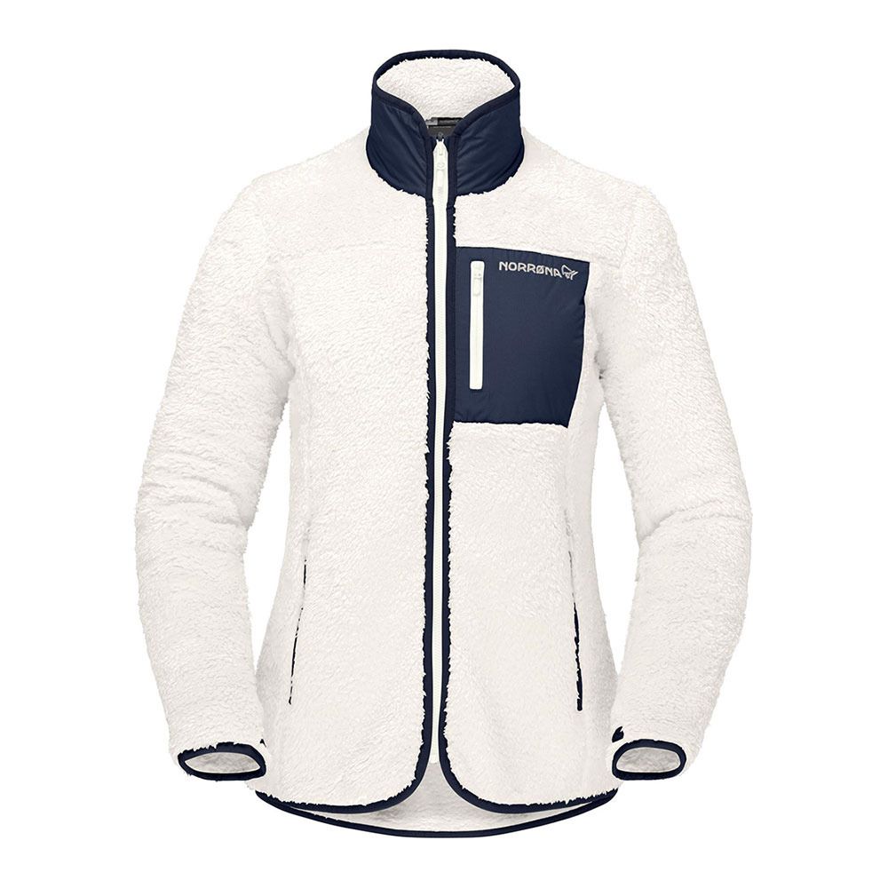 Norrona WARM3 - Polaire Femme snowdrop
