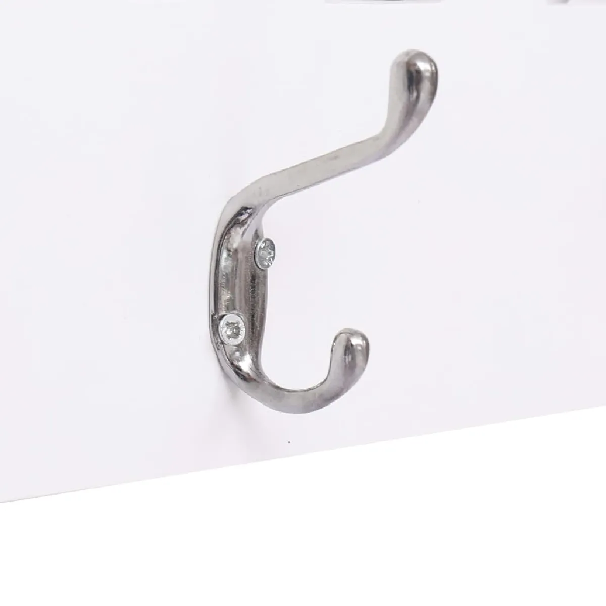 Decoshop26 Porte-Manteau Welcome - Blanc