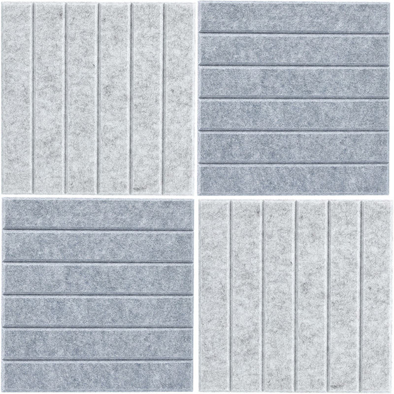 Zeller Pinnwand-Set, 4-teilig, 30 x 30 cm, Filz