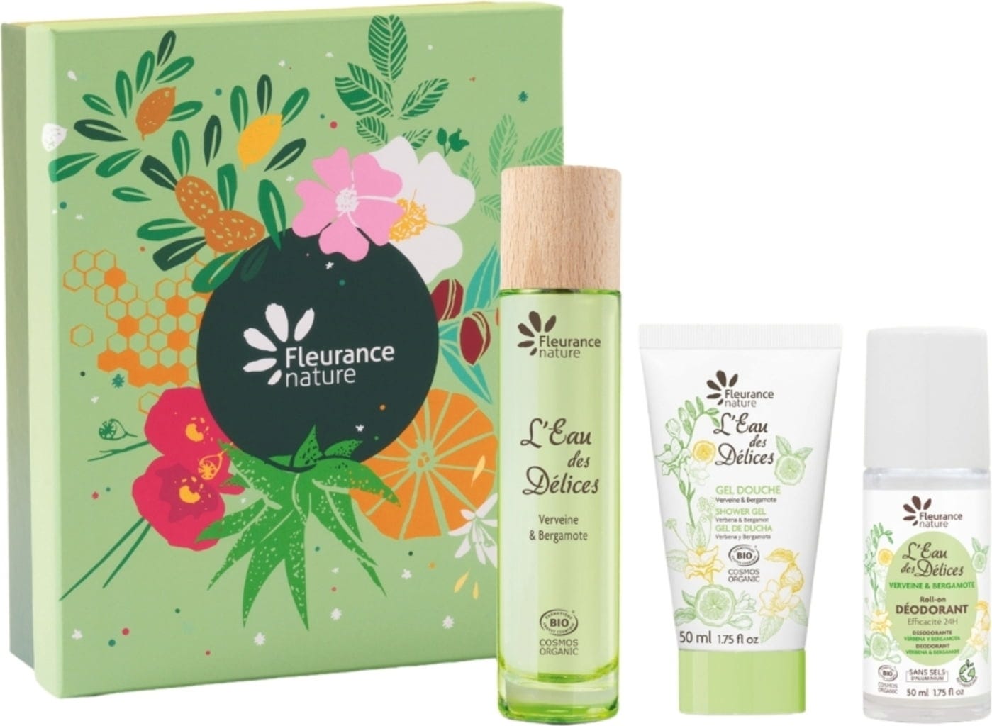 Fleurance nature  L'Eau des Délices Verbena & Bergamot Gift Set