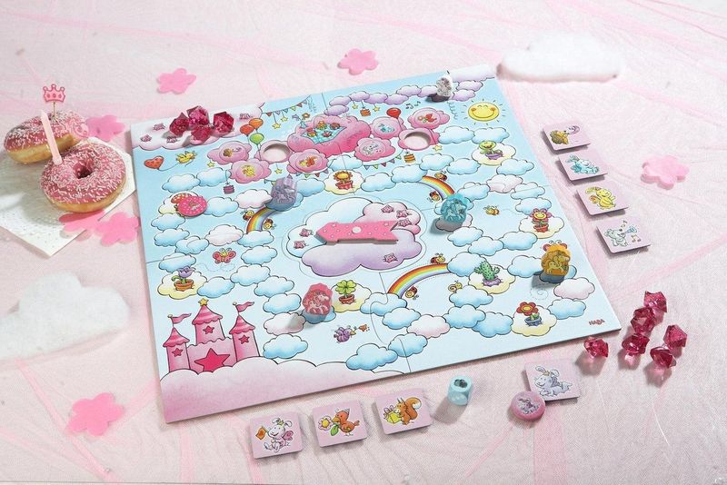 HABA - Eenhoorn-Glitter-Bordspel - Spel voor 2-4 Spelers - Voor Kinderen vanaf 4 Jaar