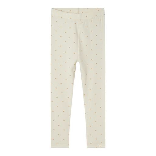 Lil' Atelier Gago Leggings, Turtledove Heart, 122 cm