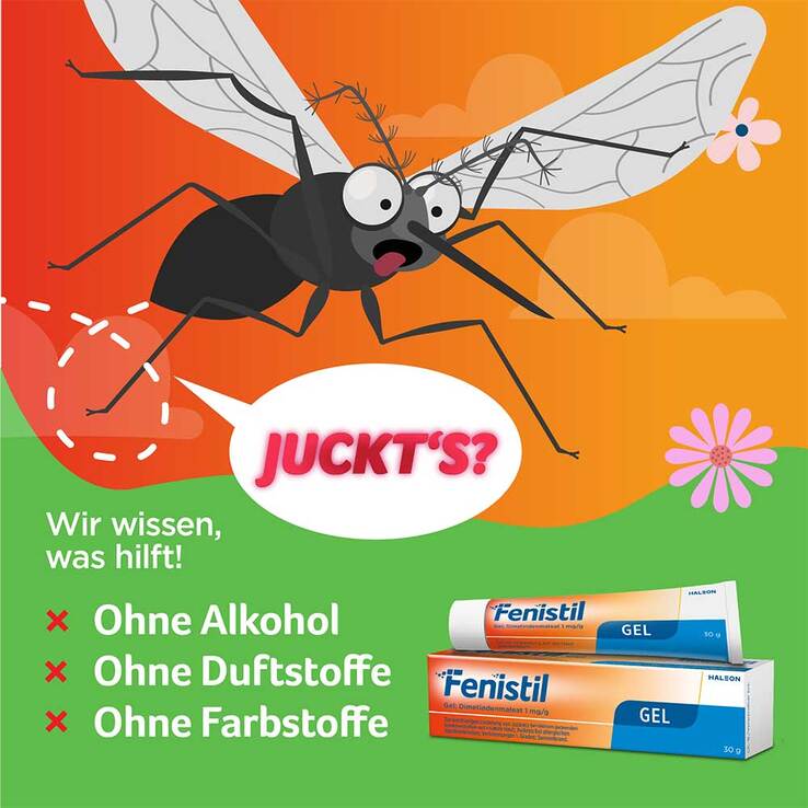 Fenistil GEL Dimetindenmaleat 1 mg/g, zur Linderung von Juckreiz, 30 g
