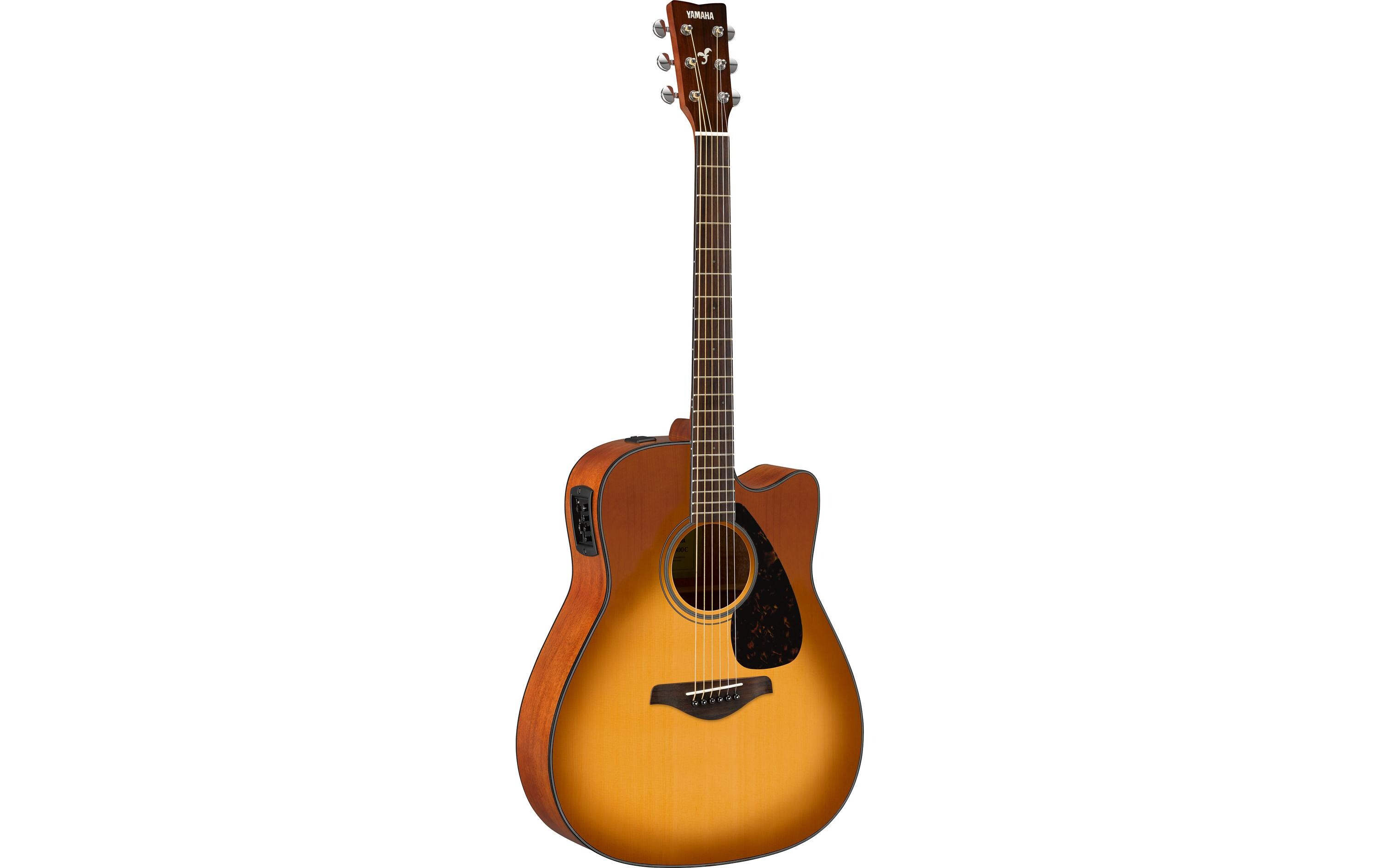 Westerngitarre FGX800C – Sandburst<br>Elektroakustische Westerngitarre mit Cutaway