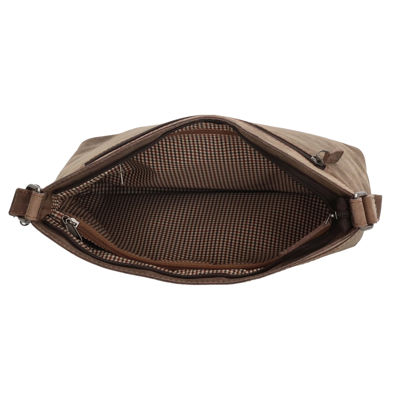Hide & Stitches Idaho Sleek Schoudertas donkerbruin