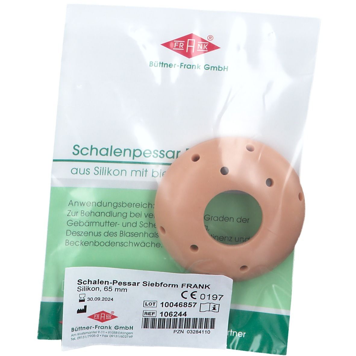 FRANK® Sieb-Pessar 65 mm Silikon