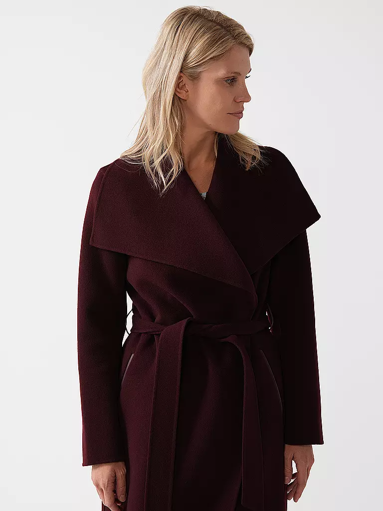 MACKAGE Wollmantel MAI-CN dunkelrot