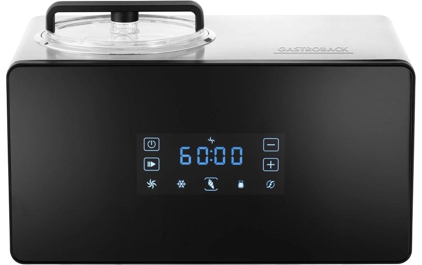 Gastroback Eismaschine »Advanced Control 45413 l, Schwarz/Silber« 1,5 l 150 W
