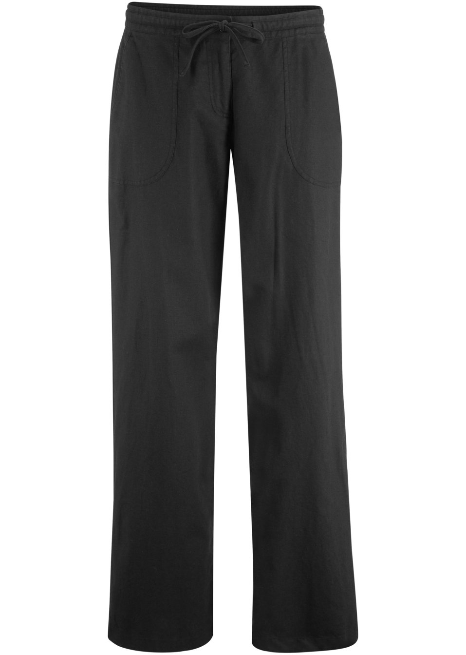 Pantalon large en lin majoritaire