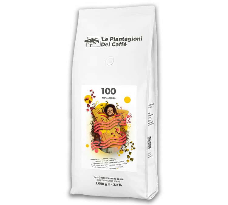 1 Kg - Café en grain 100 - Le Piantagioni Del Caffe