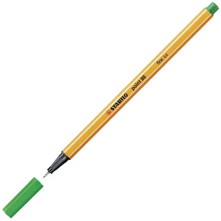 Fineliner - STABILO point 88 - 10er Pack - grün