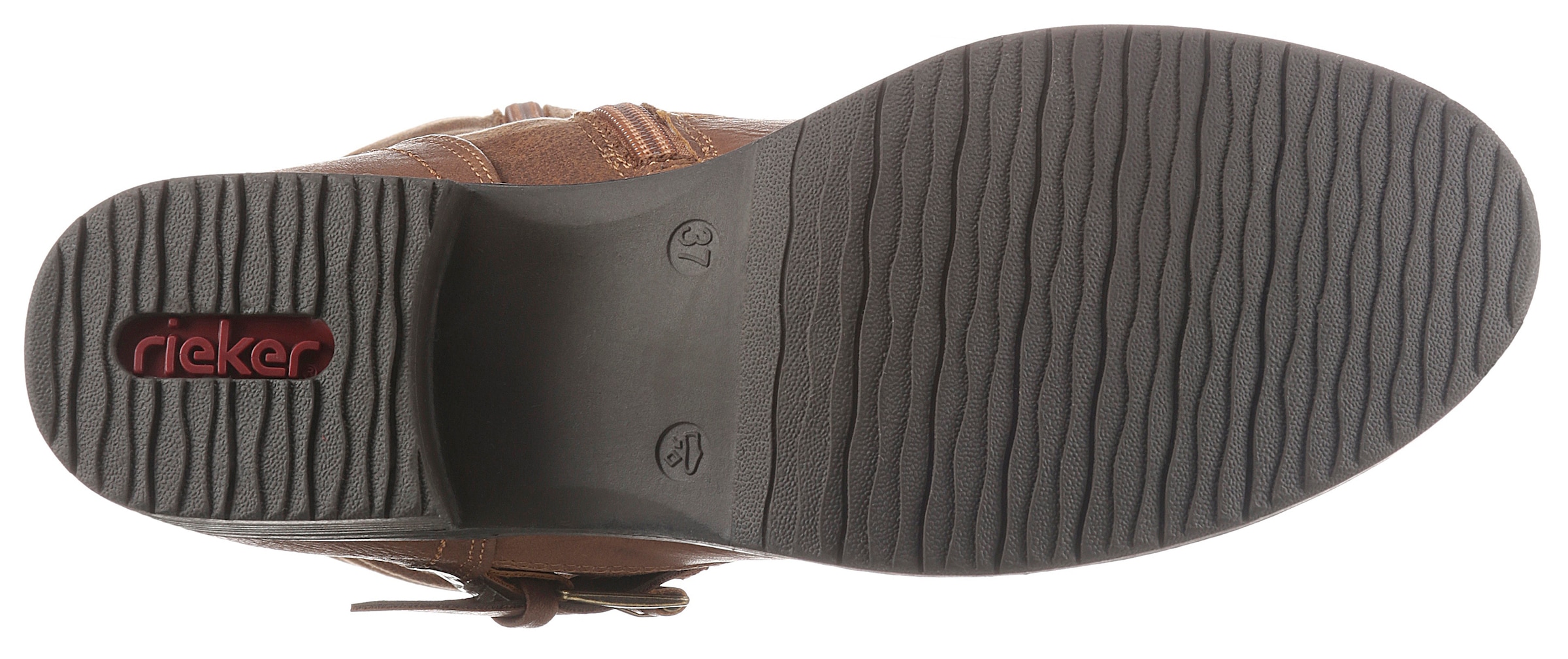 Rieker Stiefel  , Boots, Winterboots, Blockabsatz mit gerafftem slouchy-Schaft