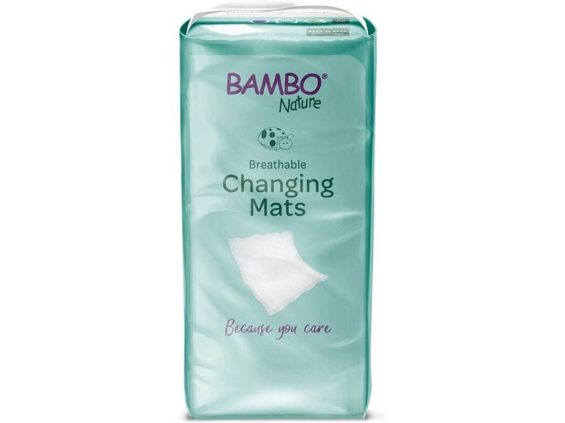 Bambo Nature Wickelunterlage 10 Stück Einweg-Wickelunterlagen