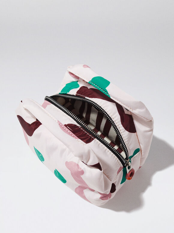 Colar de nylon estampado - Branco