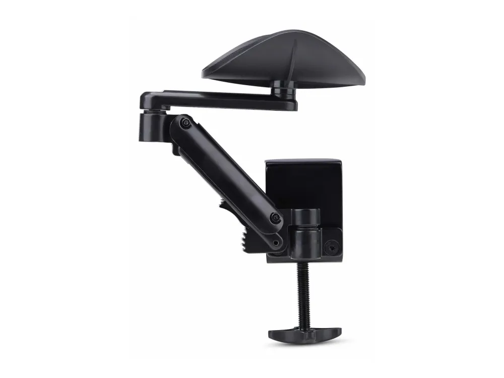 StarTech.com Adjustable Arm Rest For Desk, Clamp-On Install/No Drilling - Monteringssæt (armstøtte) - aluminium, stål, plastik - sort - skrivebordsmonterbar