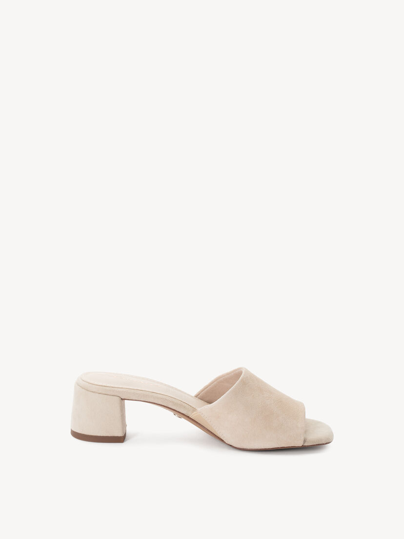Leren Slipper - beige