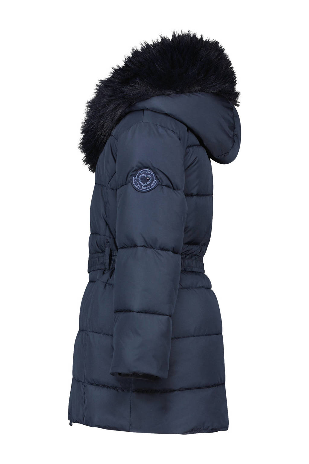 Le Chic gewatteerde winterjas BODETTE donkerblauw