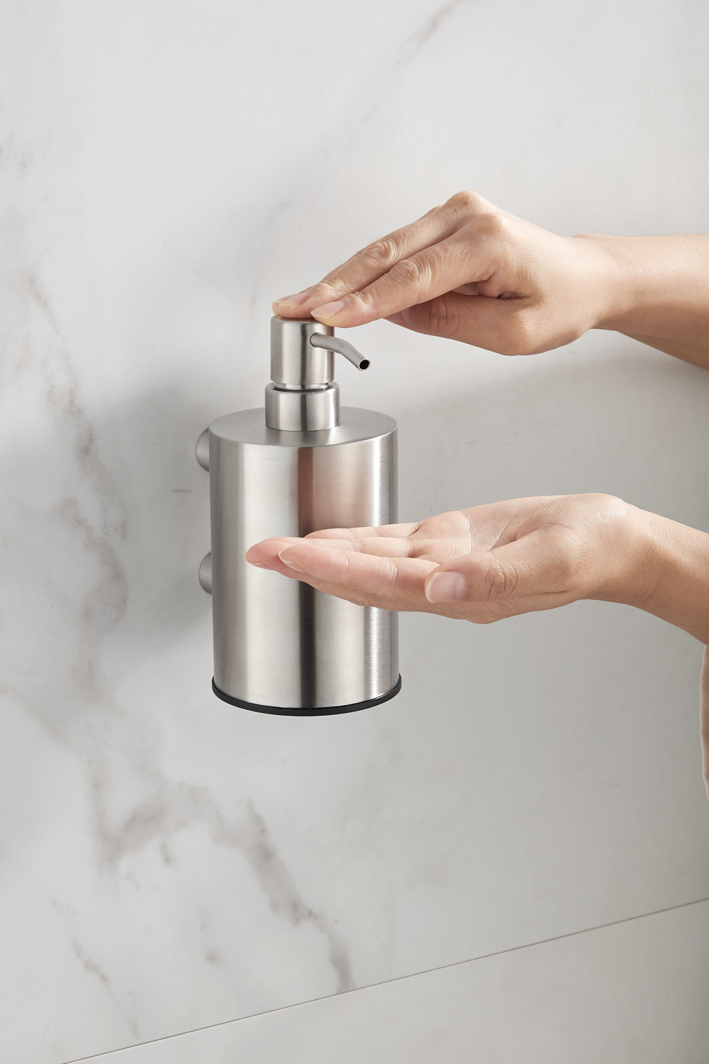 Saniclear Academy zeepdispenser RVS