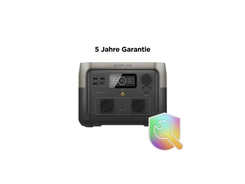 EcoFlow RIVER 2 Max - Transportabel strømstation - AC 220-240/ DC 11-50/12/24 V - 1000 Watt - litiumjernfosfat - 512 Wh - Wi-Fi, Bluetooth - output-stikforbindelser: 9 - Europa