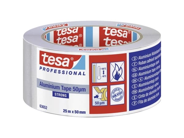 Aluminiumstape TESA, 25 x 0,05 m