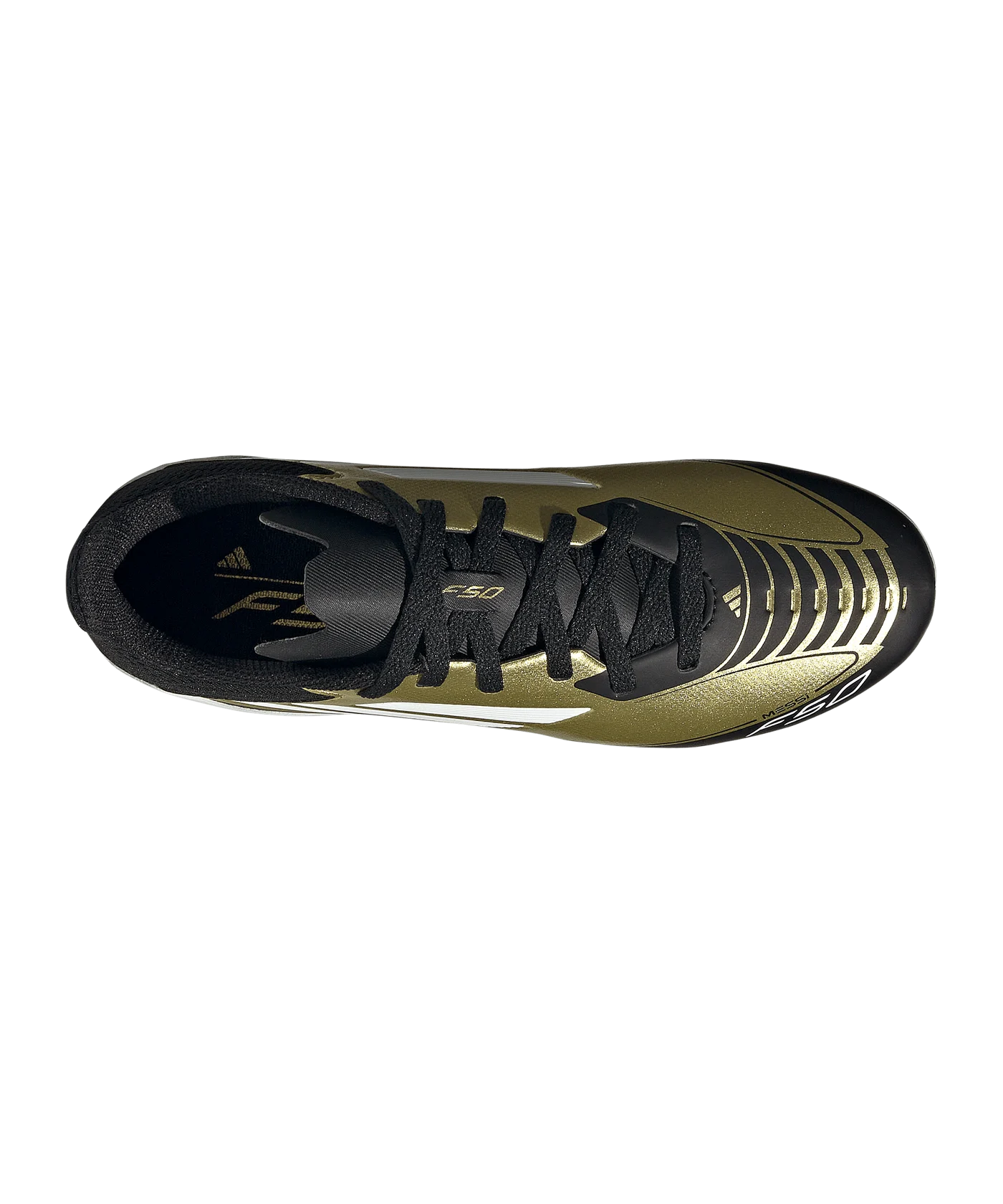 adidas F50 League FG/MG Messi Triunfo Dorado Kids Gold Weiss