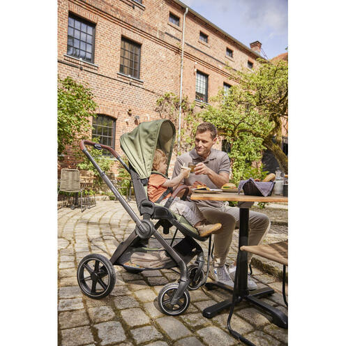 Poussette DUO Comfort N Care - Noir - HAUCK