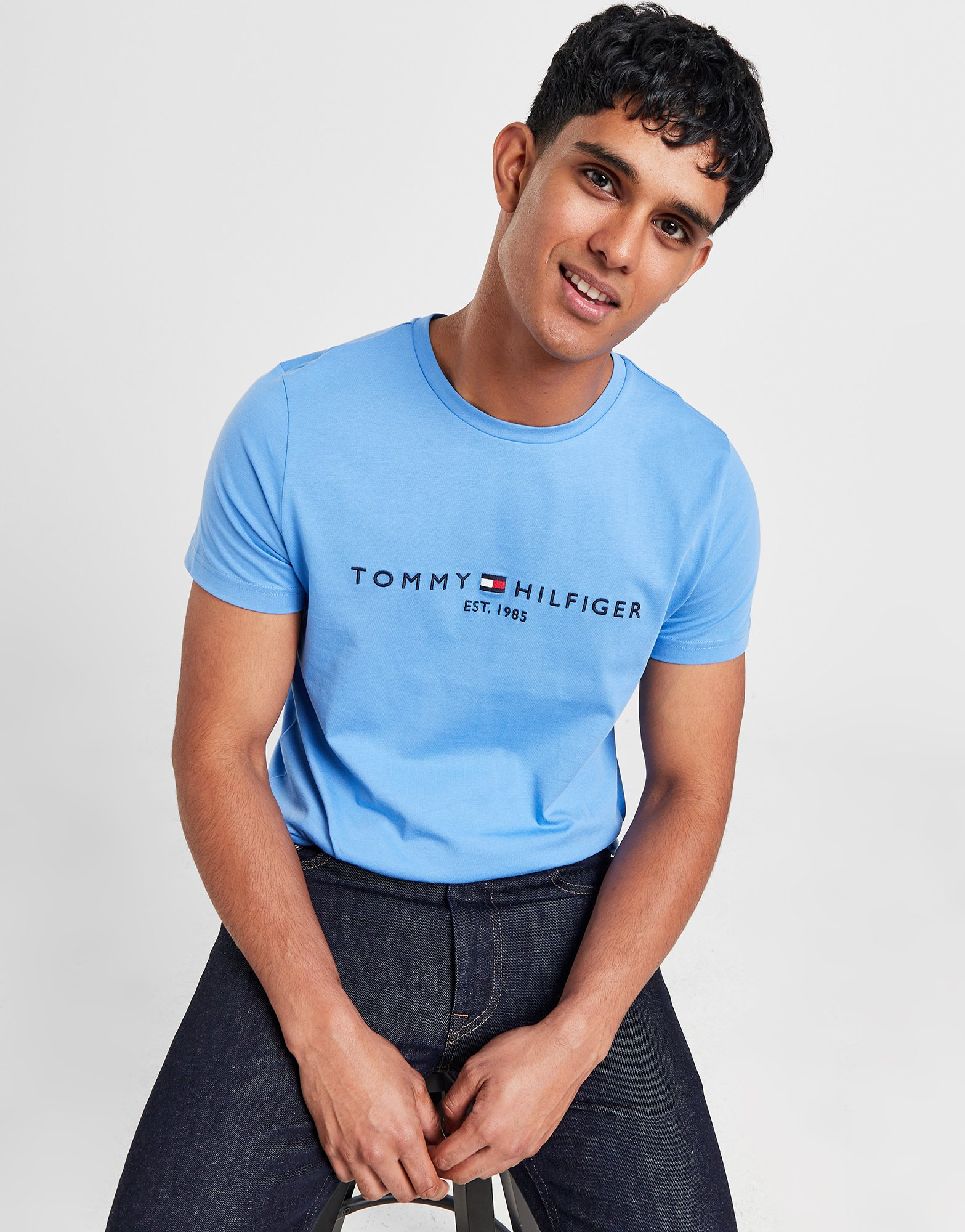 Tommy Hilfiger T-shirt Logo Brodé Homme