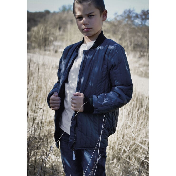 Mikk-Line Duvet Boys Jacket Blue nights