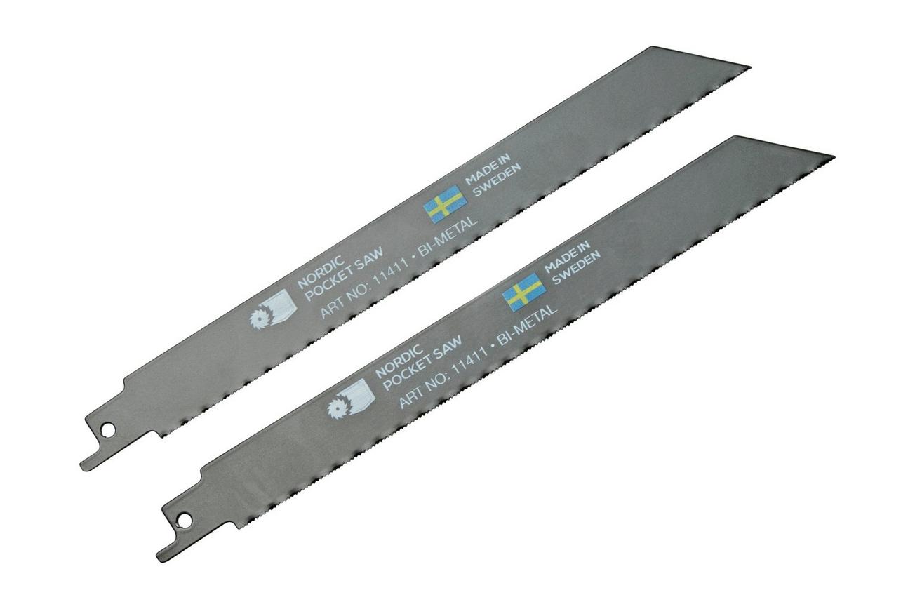 Nordic Pocket Saw Blade Metal, set van 2, vervangend zaagblad voor de Fold