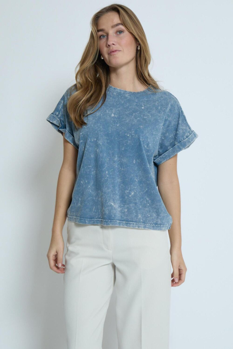 Peppercorn blauwe dames t-shirt