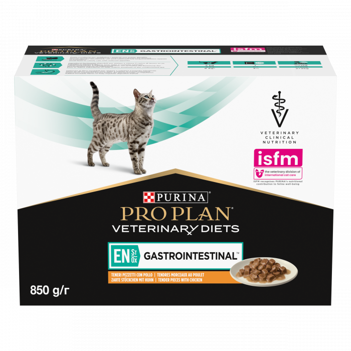 Pro Plan Veterinary Diets EN St/Ox Gastrointestinal – Pâtées en bouchées pour chat
