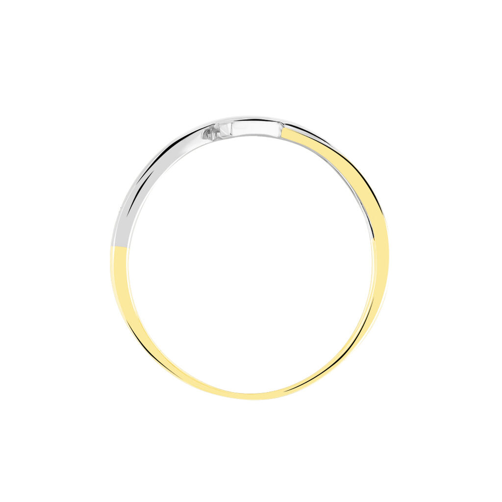 Bague Brixia Or Bicolore Diamant