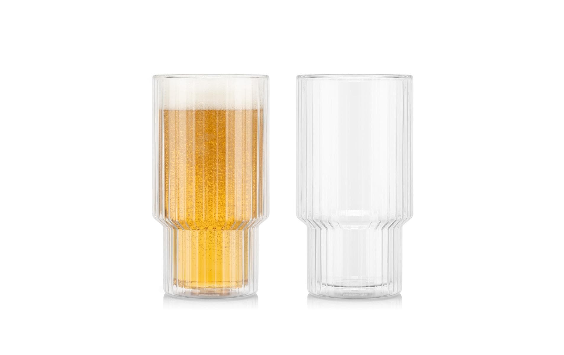 Trinkglas Navalia 2er Set Transparent, 0.5 lDoppelwandgläser