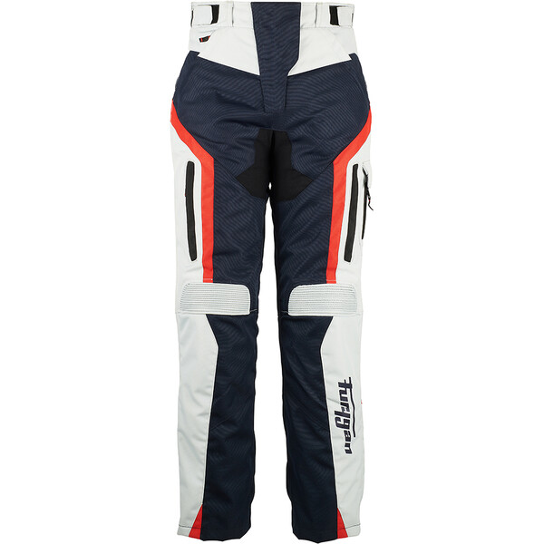 Furygan - Pantalon femme Apalaches Lady Gris Clair / Bleu / Rouge