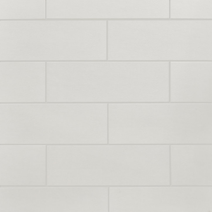 Carrelage mural blanc 20x60cm Textile