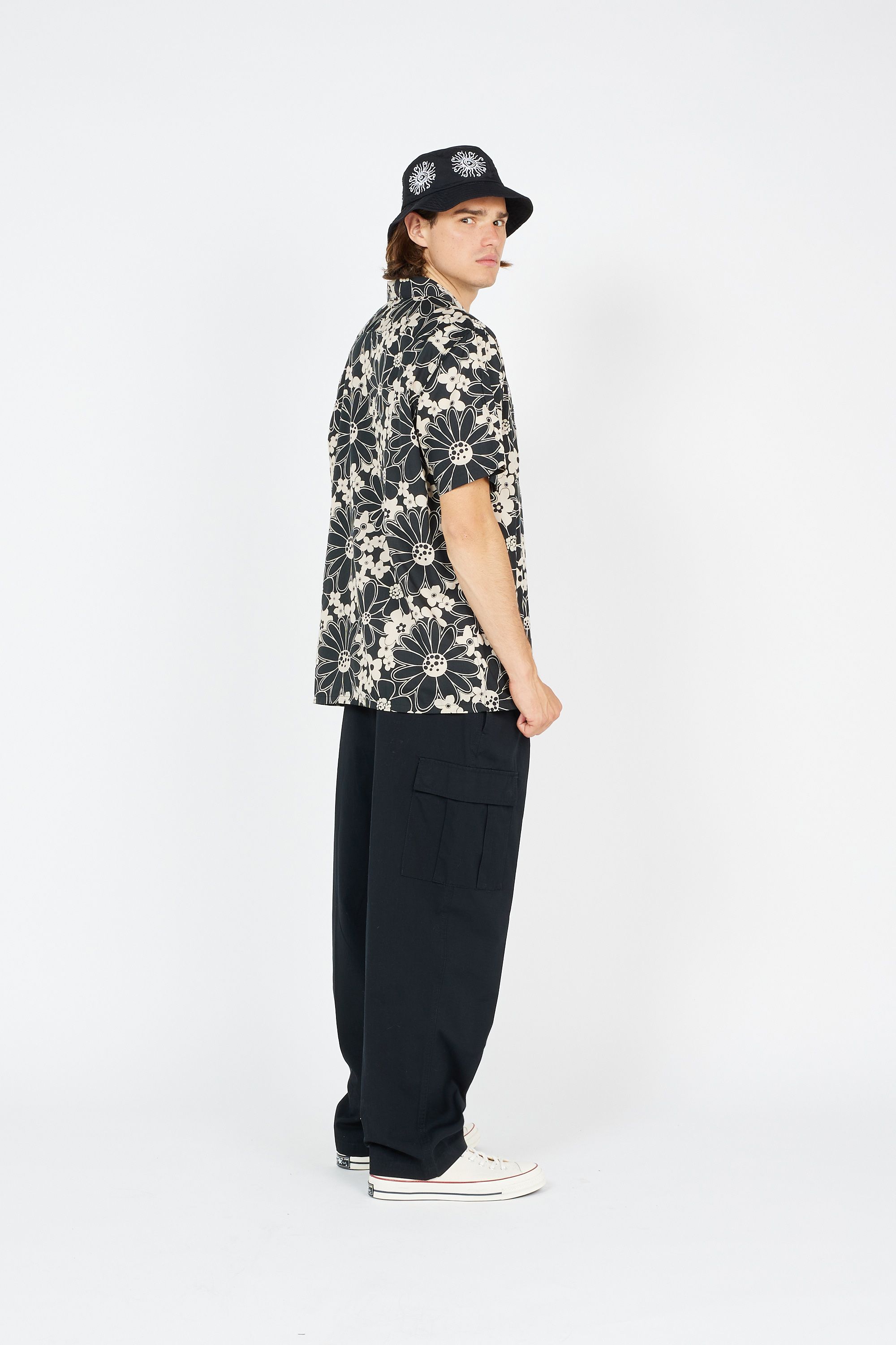 OBEY Pantalon EASY RIPSTOP CARGO Noir