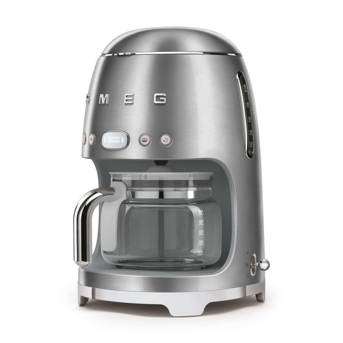 SMEG Filter-Kaffeemaschine 50's Retro Style DCF02SSEU silber