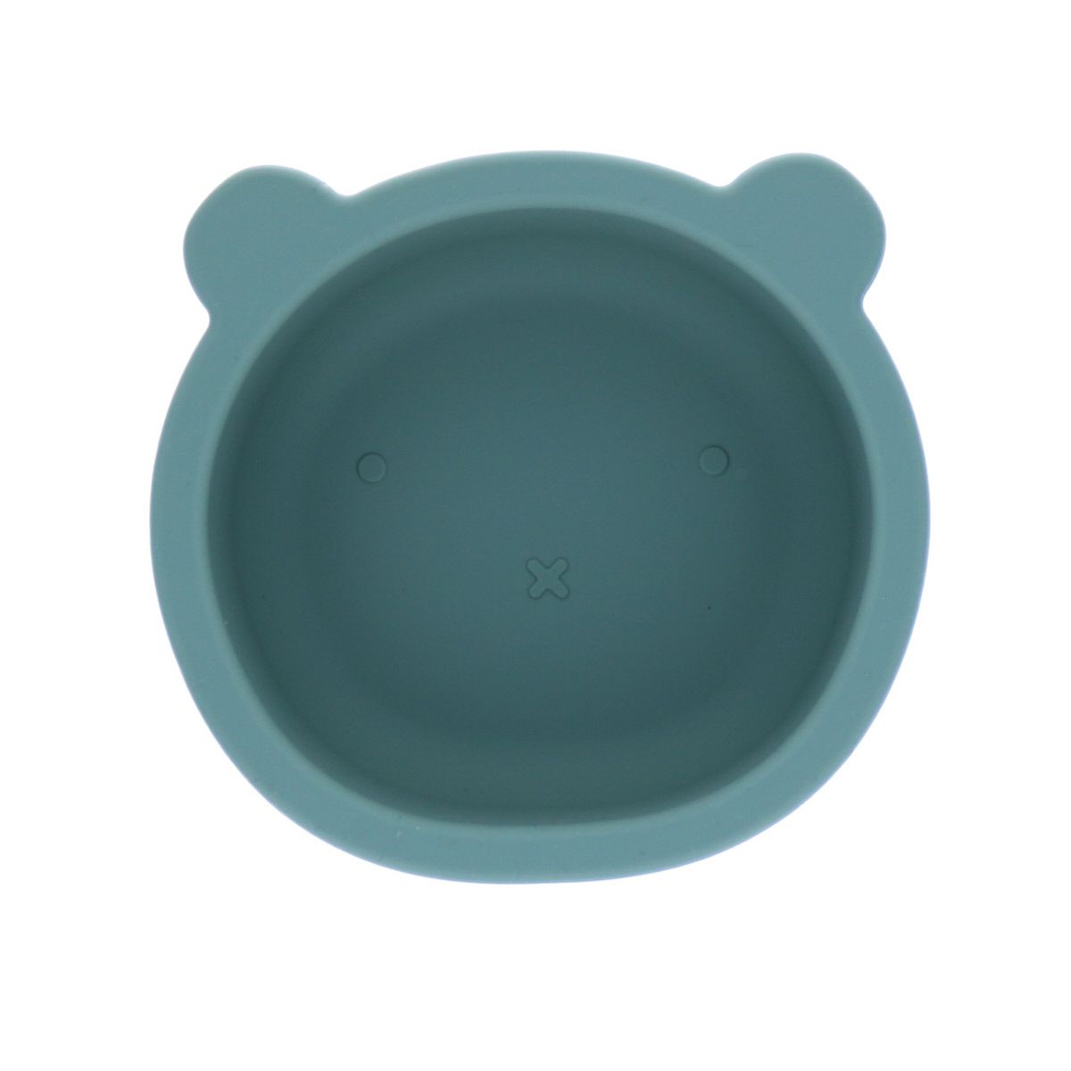 Bol ours silicone bleu ciel Pause goûter