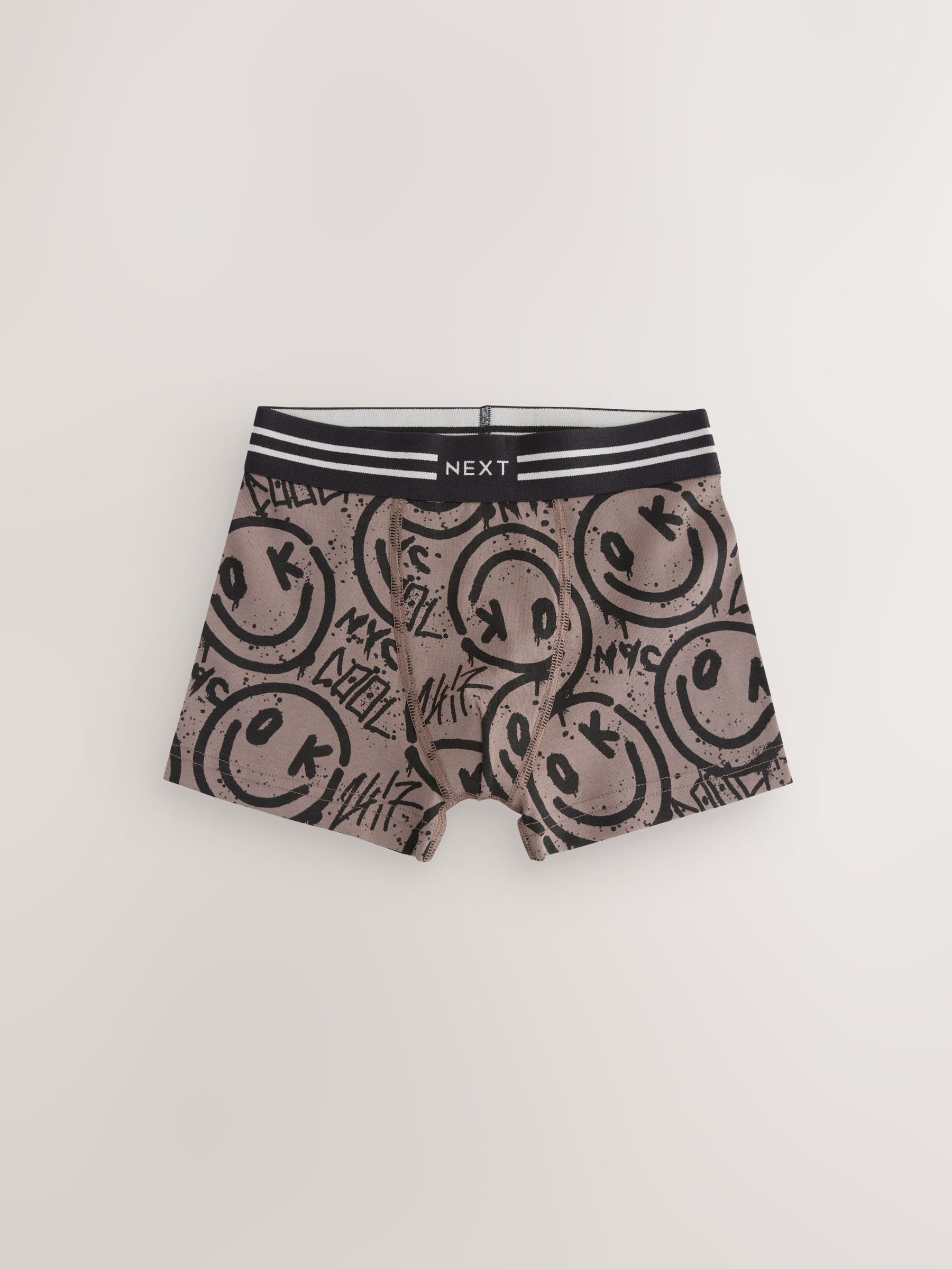 Grafitti doodshoofd print - Verpakking van 5 trunks (3-16jr)