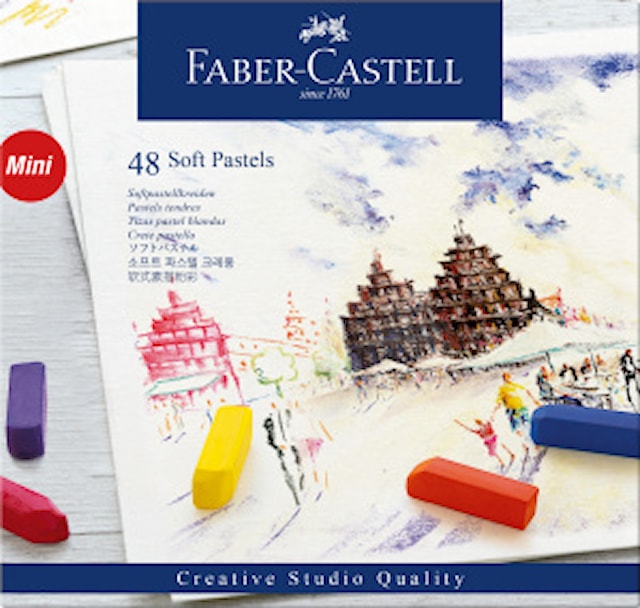 Kritt Softpastellkritt 48 Farger Faber-Castell