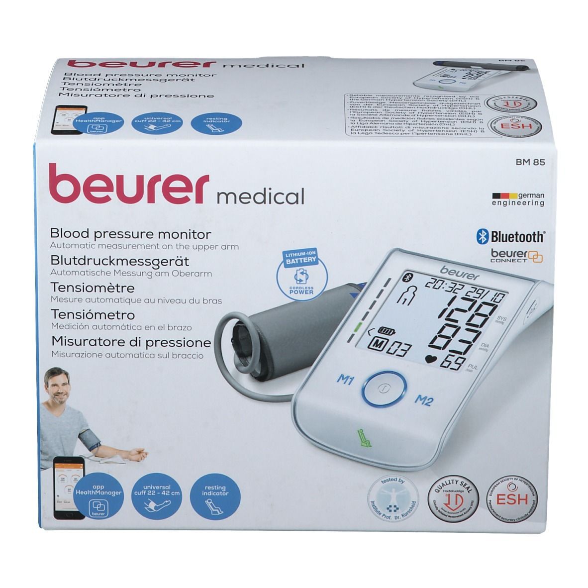 beurer BM85 Oberarm-Blutdruckmessgerät