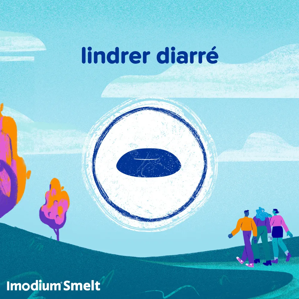 Imodium Smelt 2 mg - 12 stk.